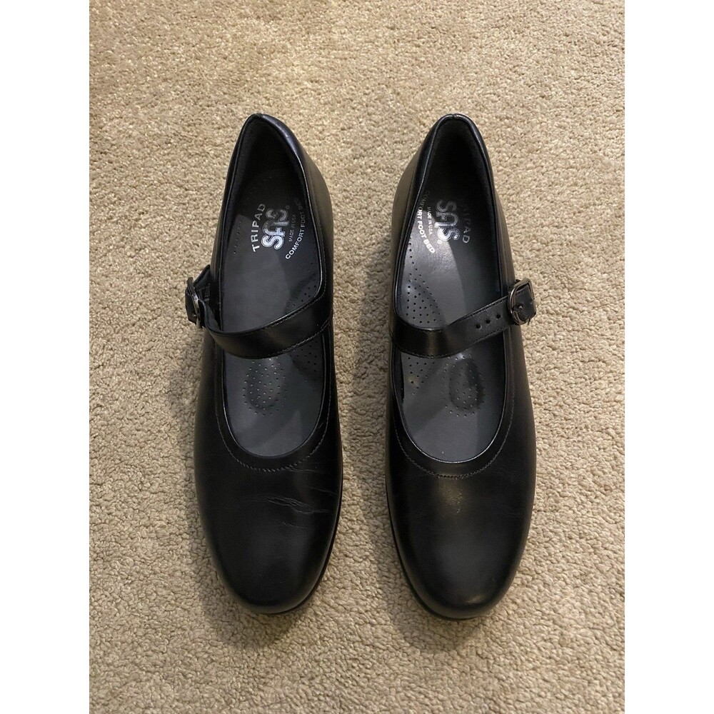 SAS Maria Black Mary Jane Shoes Dark Academia Preppy Women’s Size 7 Standard